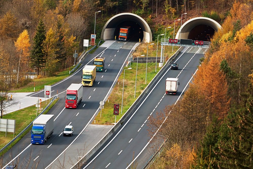 Driving in a tunnel