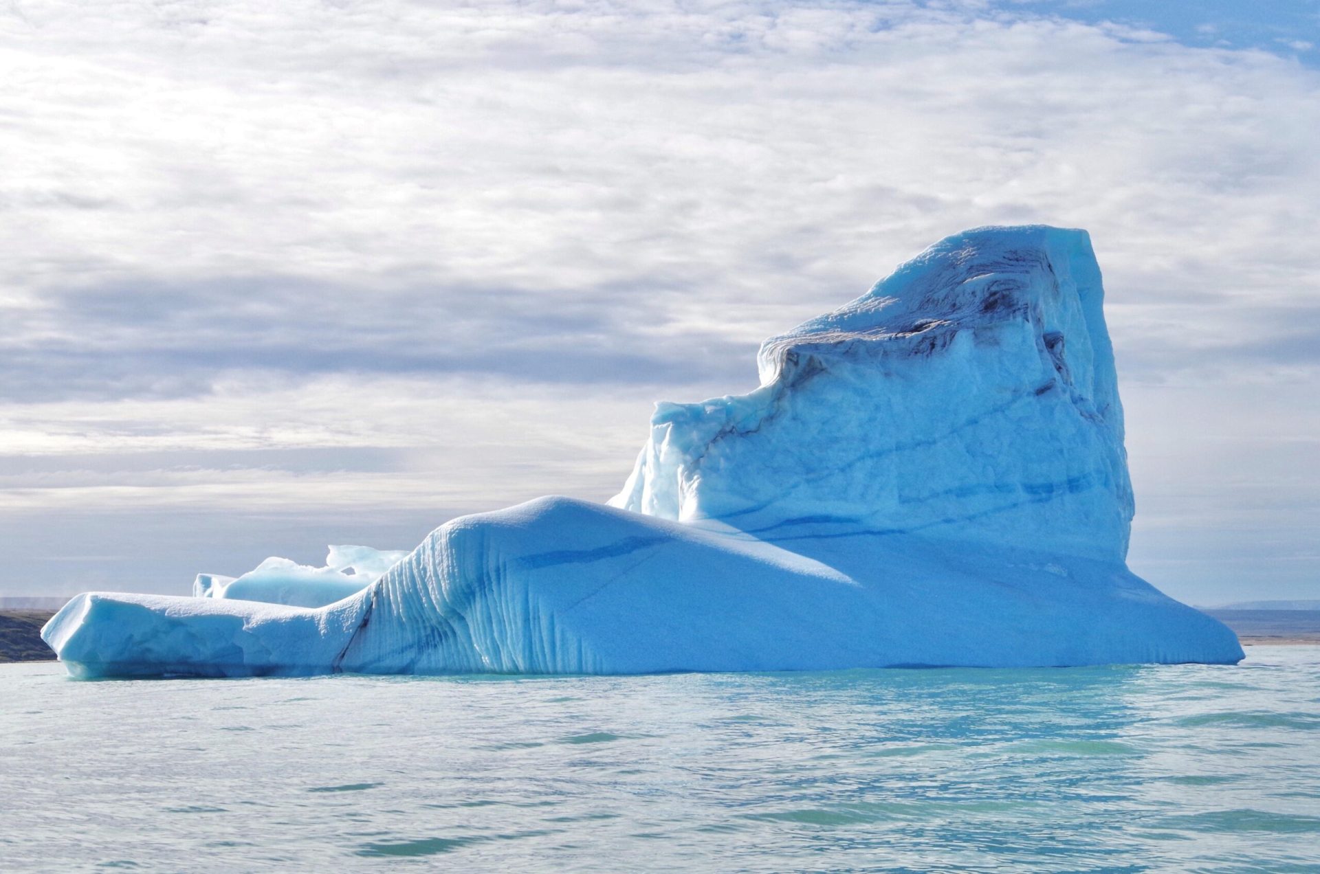 an iceberg as a symbol of the visible layer of the internet