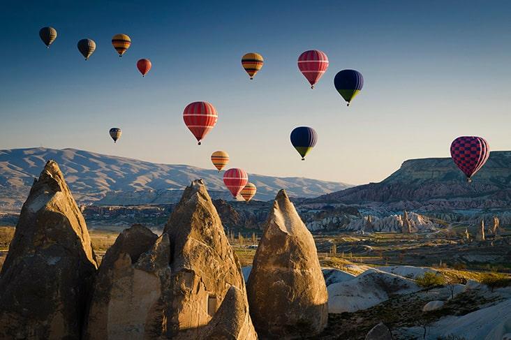 Hot-air ballooning in Cappadocia